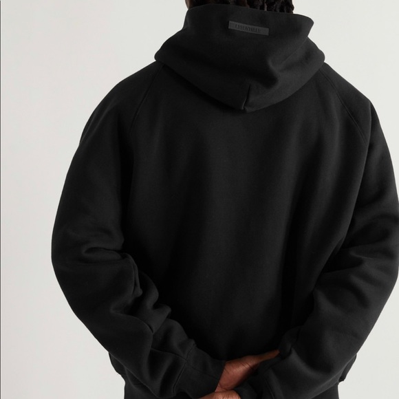Men’s Fear of god essentials pullover hoodie black XS S - Picture 3 of 5